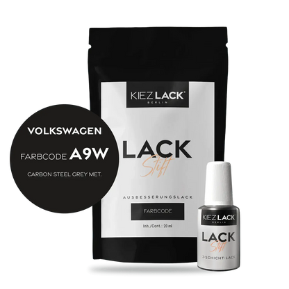 Autolack Lackstift Volkswagen A9W CARBON STEEL GREY MET. - Kiezlack