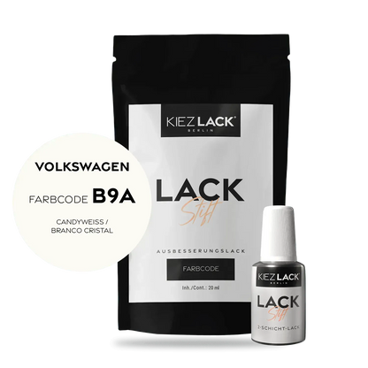 Autolack Lackstift Volkswagen B9A CANDYWEISS - Kiezlack