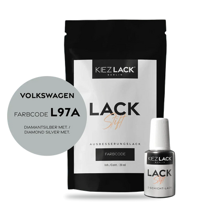 Autolack Lackstift Volkswagen L97A DIAMANTSILBER MET. - Kiezlack