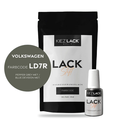 Autolack Lackstift Volkswagen LD7R PEPPER GREY MET. - Kiezlack