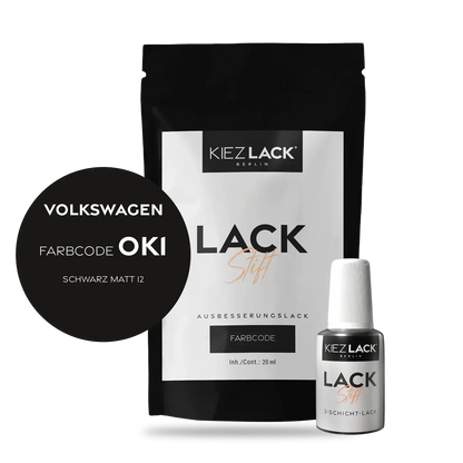 Autolack Lackstift Volkswagen OK1 SCHWARZ MATT 12 - Kiezlack