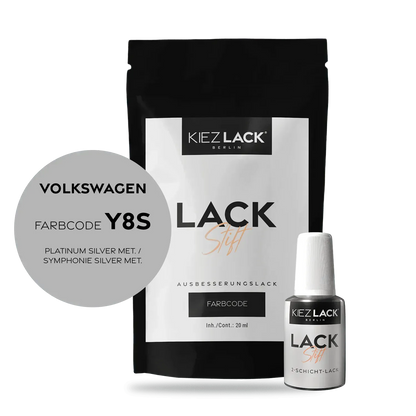 Autolack Lackstift Volkswagen Y8S PLATINUM SILVER MET. - Kiezlack