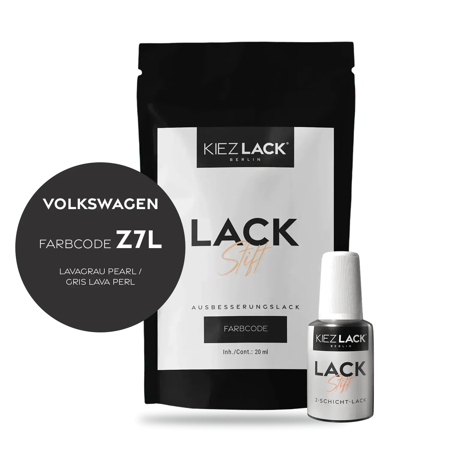 Autolack Lackstift Volkswagen Z7L LAVAGRAU PEARL - Kiezlack