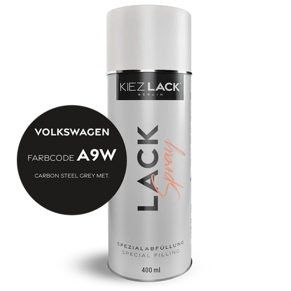 Autolack Spraydose Volkswagen A9W CARBON STEEL GREY MET. - Kiezlack