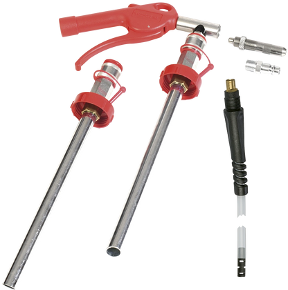 Carsystem Pistole inkl. 2 Steigrohre + Hohlraumschlauch KS-Dual Gun UBS Unterbodenschutz und Karosserieschutz Pistole