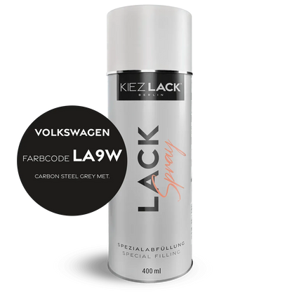 Autolack Spraydose Volkswagen LA9W CARBON STEEL GREY MET. - Kiezlack