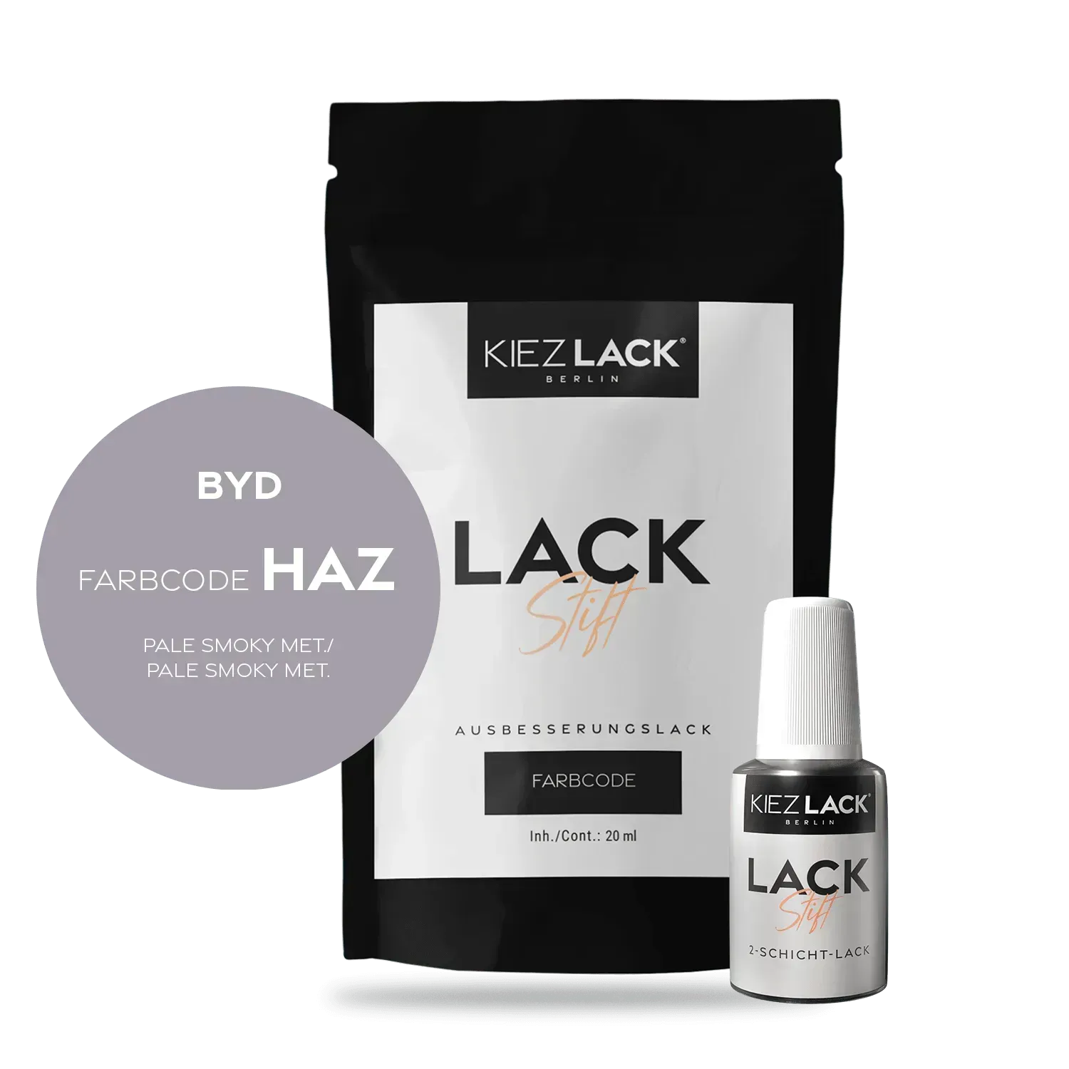 Autolack Lackstift BYD HAZ PALE SMOKY MET. - Kiezlack