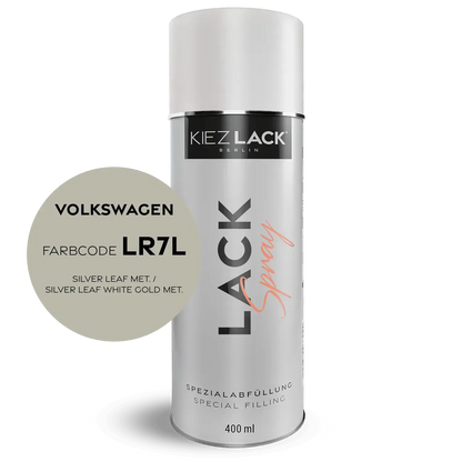 Autolack Spraydose Volkswagen LR7L SILVER LEAF MET. - Kiezlack