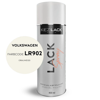 Autolack Spraydose Volkswagen LR902 GRAUWEISS - Kiezlack