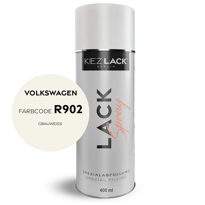 Autolack Spraydose Volkswagen R902 GRAUWEISS - Kiezlack