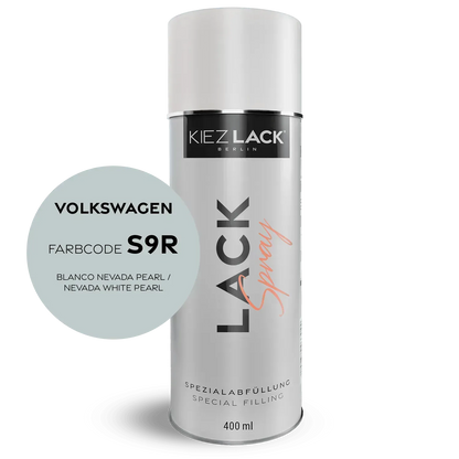 Autolack Spraydose Volkswagen S9R BLANCO NEVADA PEARL - Kiezlack