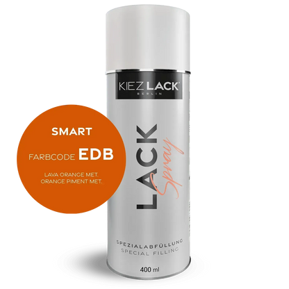 Autolack Spraydose SMART EDB LAVA ORANGE MET. Lackspray - Kiezlack