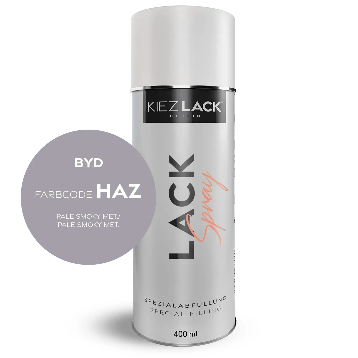 Autolack Spraydose BYD HAZ PALE SMOKY MET. Lackspray - Kiezlack