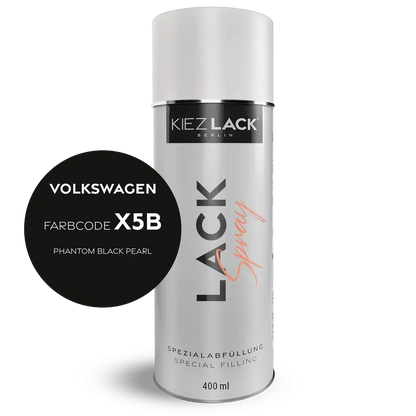 Autolack Spraydose Volkswagen X5B PHANTOM BLACK PEARL - Kiezlack